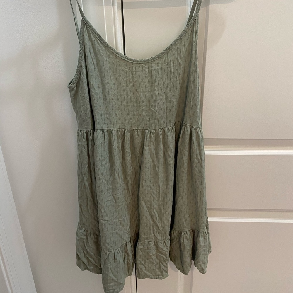 Green Sundress with Open Back